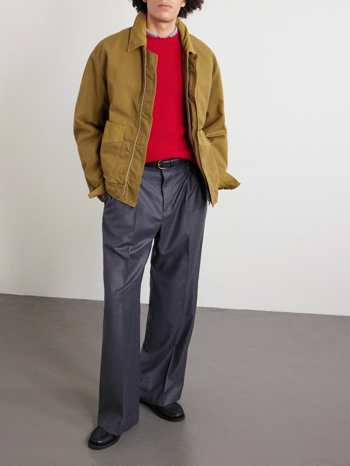 William Lockie - Virgin Wool Sweater - Red