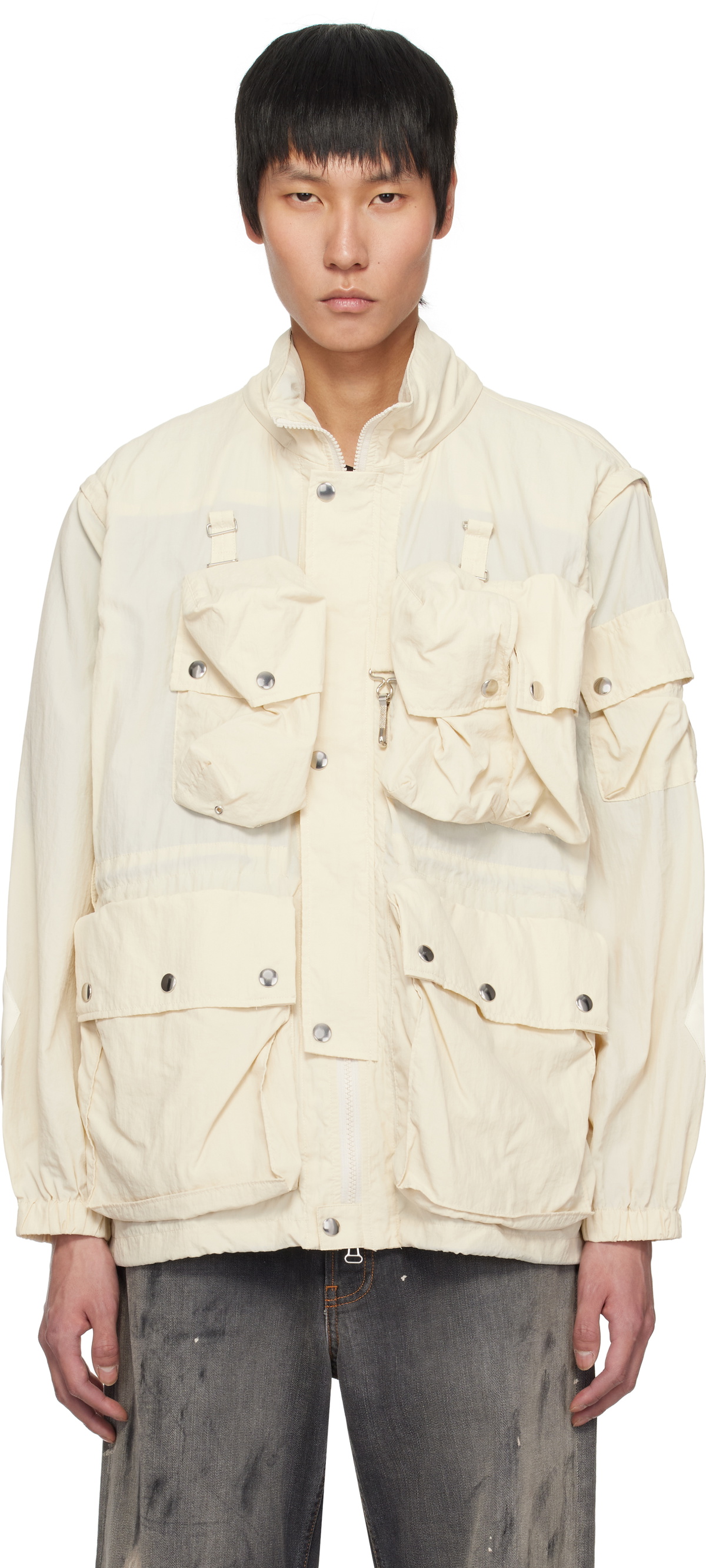 Pocket  jacket - Beige main image 1