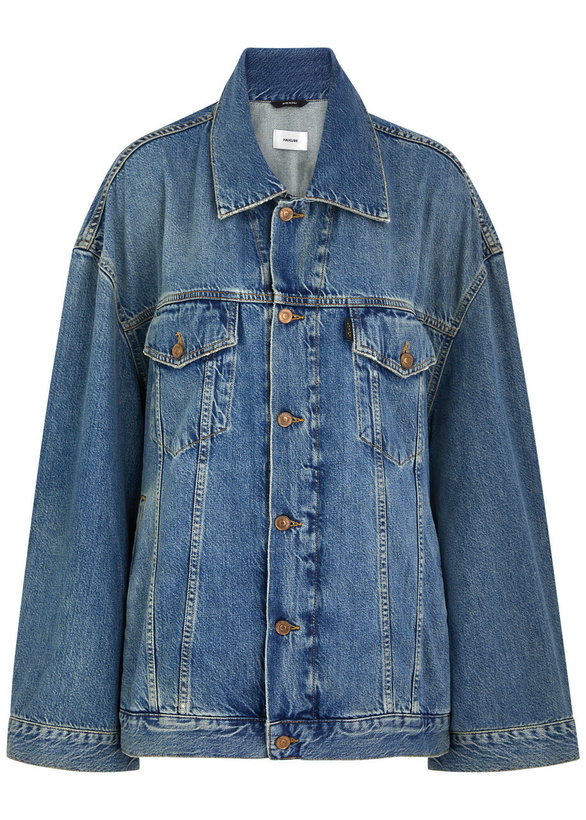 Photo: Haikure Janet Distressed Denim Jacket Blue