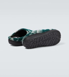 And Wander x Subu jacquard wool-blend slippers