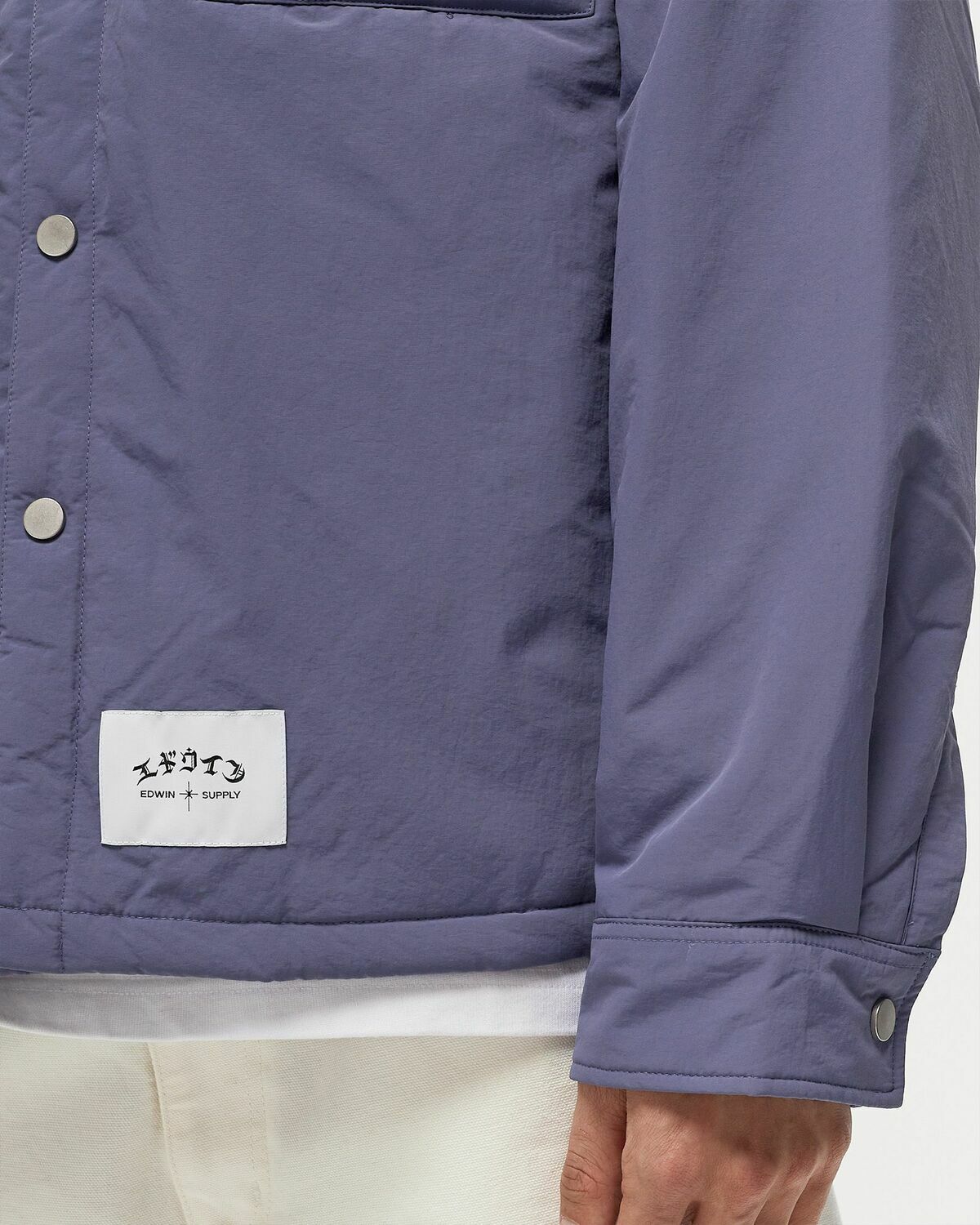 Edwin Sphere Padded Overshirt Ls Purple Overshirts/Windbreaker