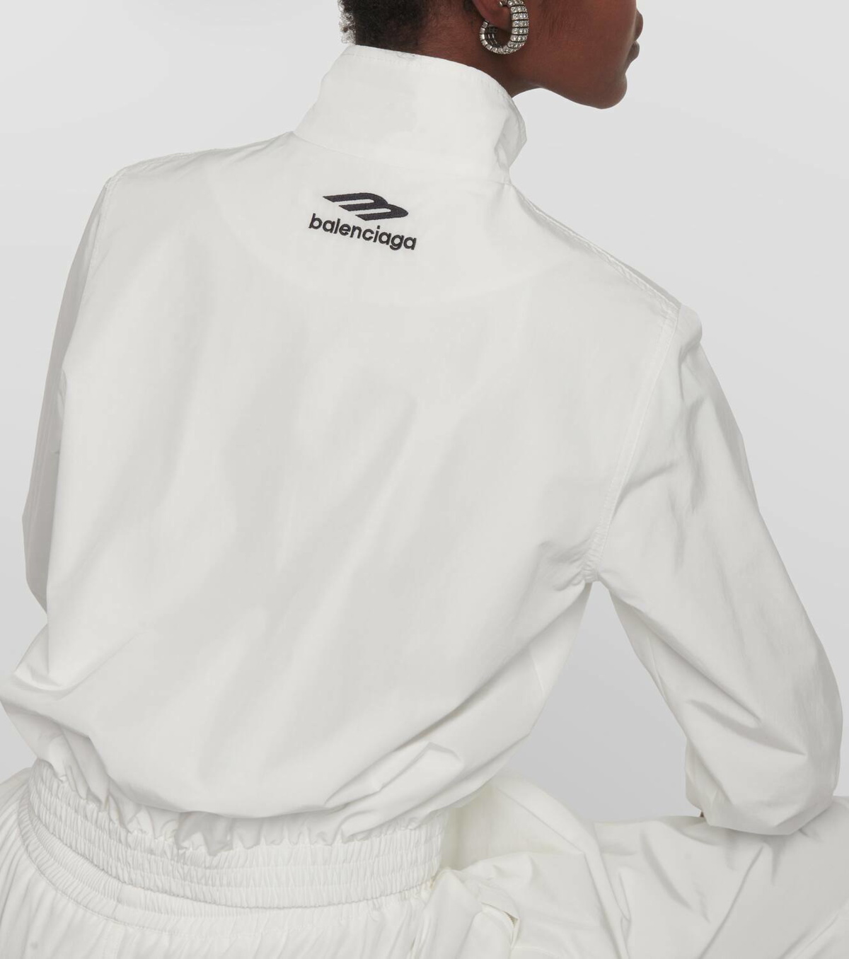 3B Sports Icon track jacket in white - Balenciaga