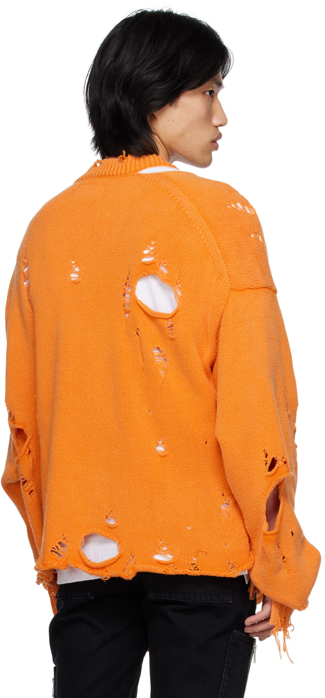 トップス doublet DESTROYED CARDIGAN Doublet DESTROYED CARDIGAN - BLACK | Garmentory