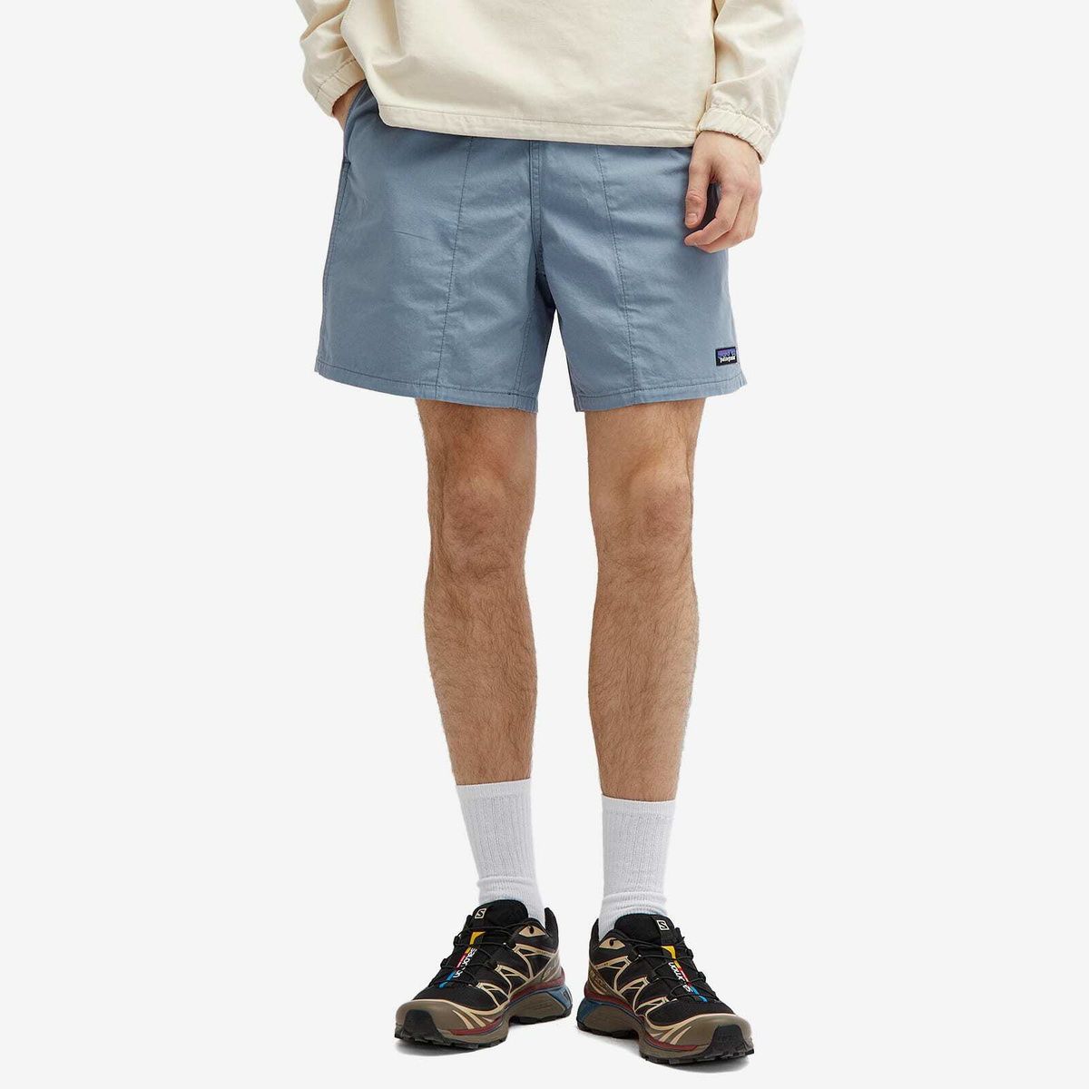 Patagonia Men's Funhoggers Shorts in Light Plume Grey