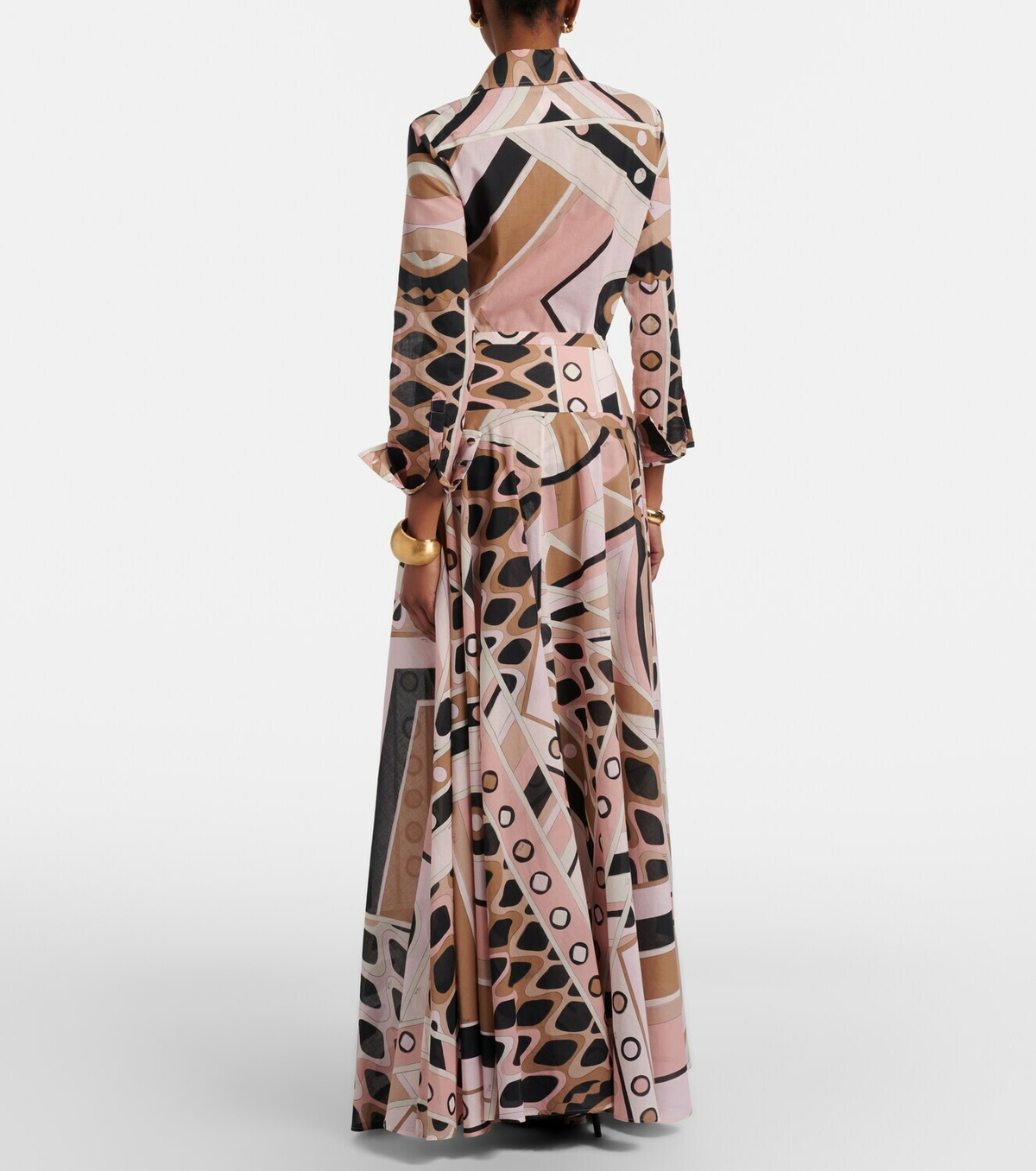 Pucci Vivara cotton muslin maxi skirt