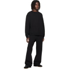 Dries Van Noten Black Cotton Sweatpants