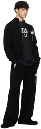 Palm Angels Black Palms Knit Sweatpants