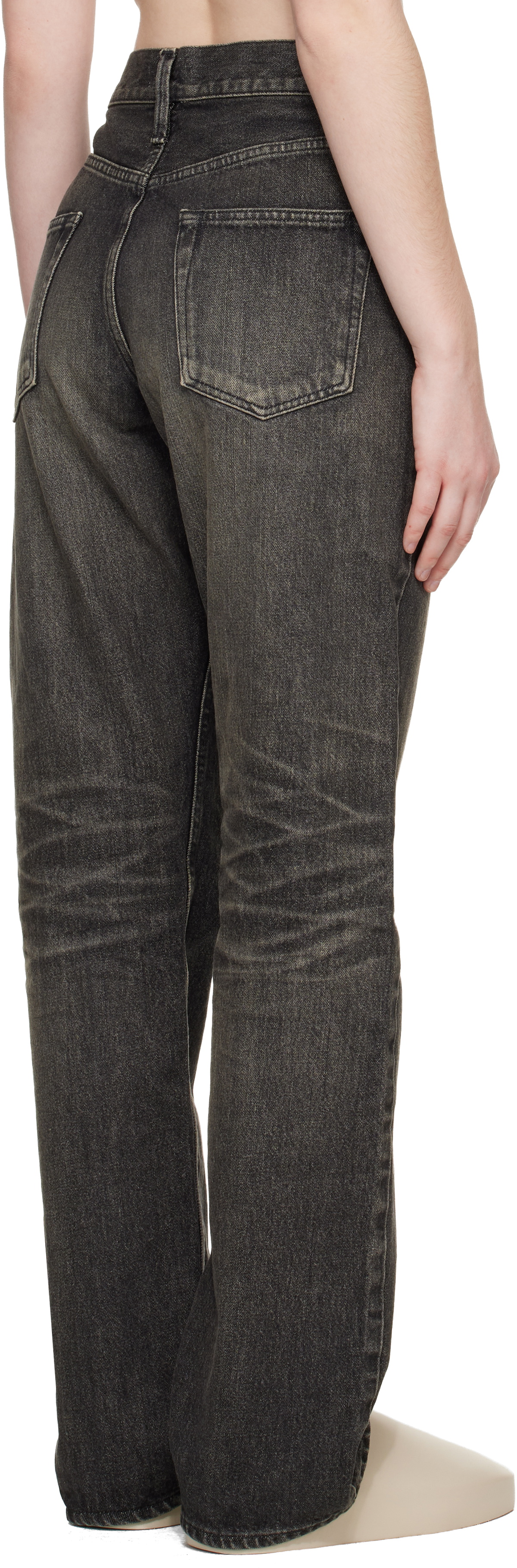 Fear of God Black Straight 5 Pocket Jeans