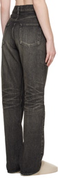 Fear of God Black Straight 5 Pocket Jeans
