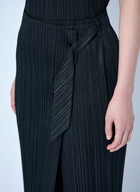Pleats Please Issey Miyake Pleated Wrap Skirt