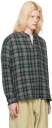 YMC Green Curtis Shirt