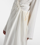 Maison Margiela Draped midi dress