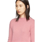 Prada Pink Cashmere Crewneck Sweater