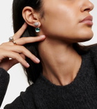 Pomellato Nudo 18kt rose and white gold earrings with topaz and diamonds