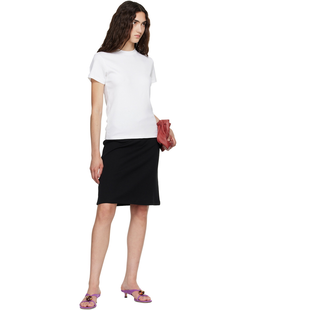 FLORE FLORE White Monica T-shirt