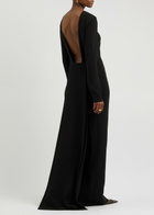 16 Arlington Christabel Open-back Gown Black