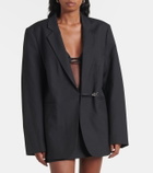 Nensi Dojaka x Calvin Klein oversized blazer