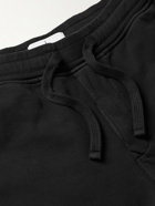 Stone Island - Slim-Fit Tapered Logo-Appliquéd Cotton-Jersey Cargo Sweatpants - Black