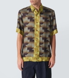Dries Van Noten Printed bowling shirt