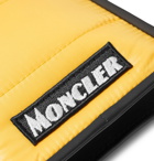 Moncler - Mini Quilted Coated-Canvas Messenger Bag - Yellow