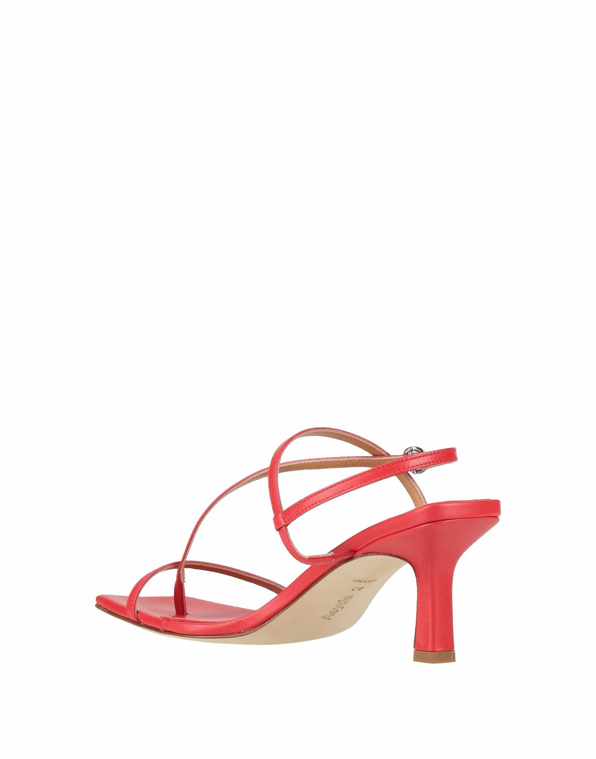 Aeyde Womens Thong sandal in Red
