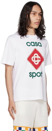 Casablanca White Casa Sport T-Shirt