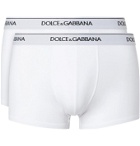 DOLCE & GABBANA - Two-Pack Stretch-Cotton Boxer Briefs - Unknown
