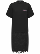 BALENCIAGA - Cotton Jersey T-shirt Dress