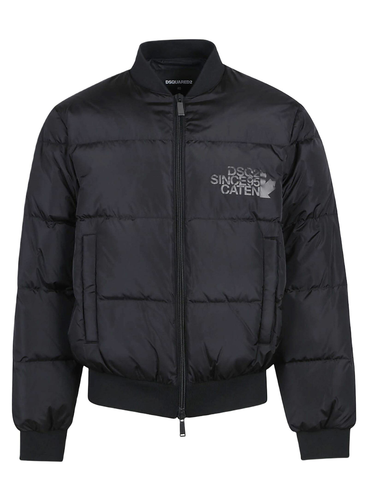 Dsquared2 Black Road Man Bomber Down Jacket Dsquared2