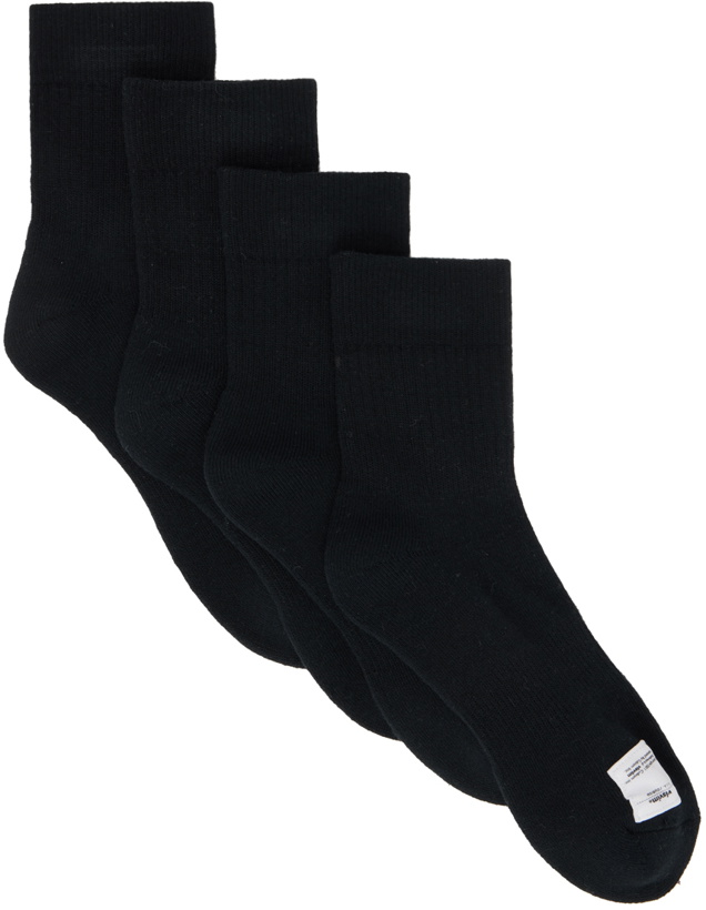 Photo: Visvim Black Achilles Socks