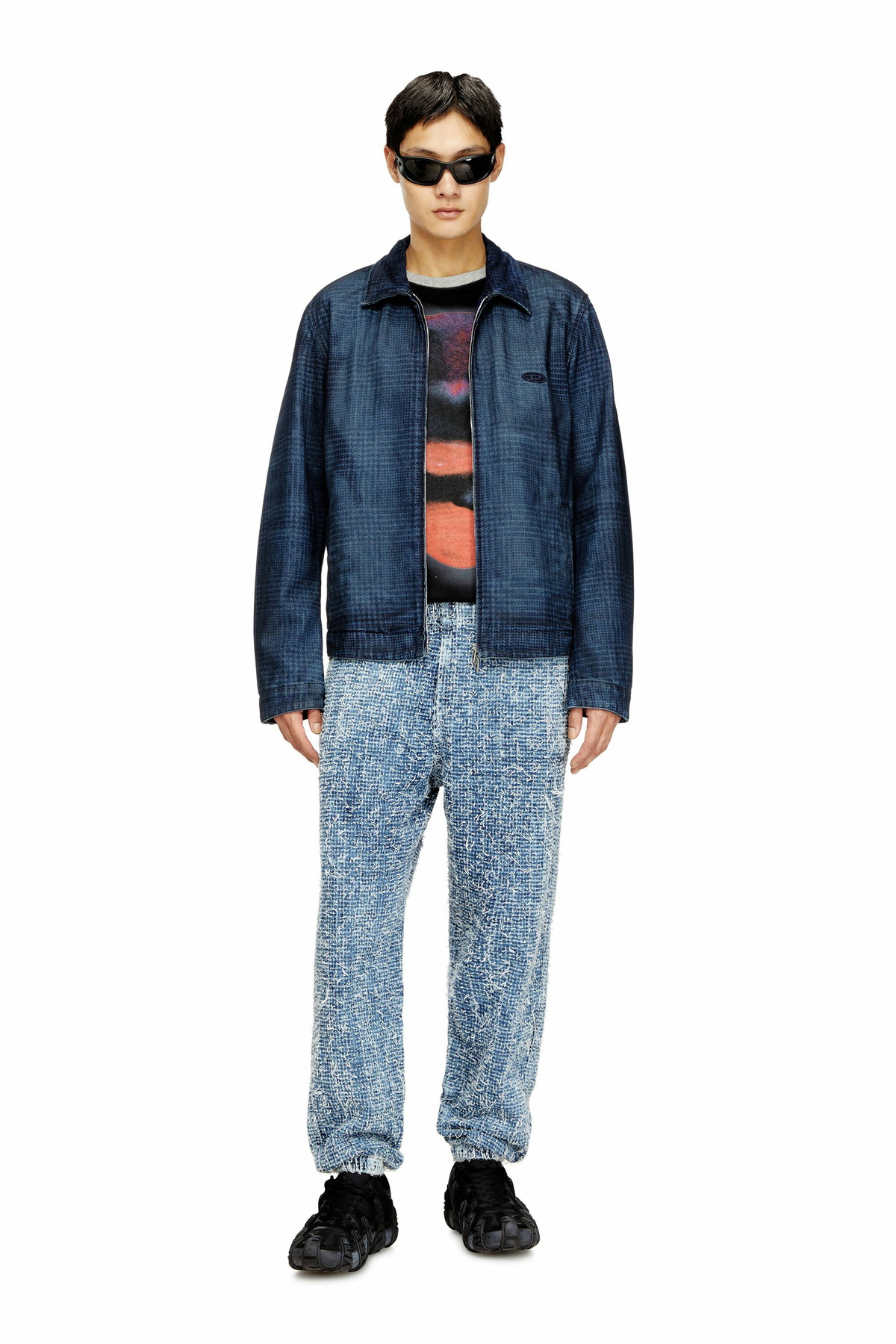 Diesel Slim Jeans - D-Labb - Jeans - Unisex - Blue