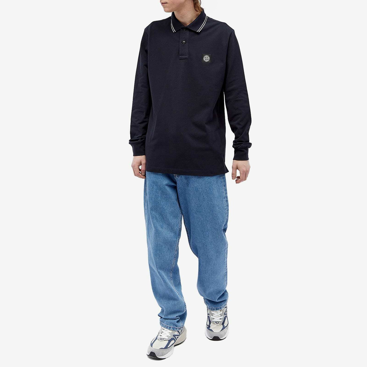 Amazon.com: STTLZMC Men's Long Sleeve Polo Shirts Casual Fit