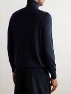 Loro Piana - Wish® Wool Rollneck Sweater - Blue