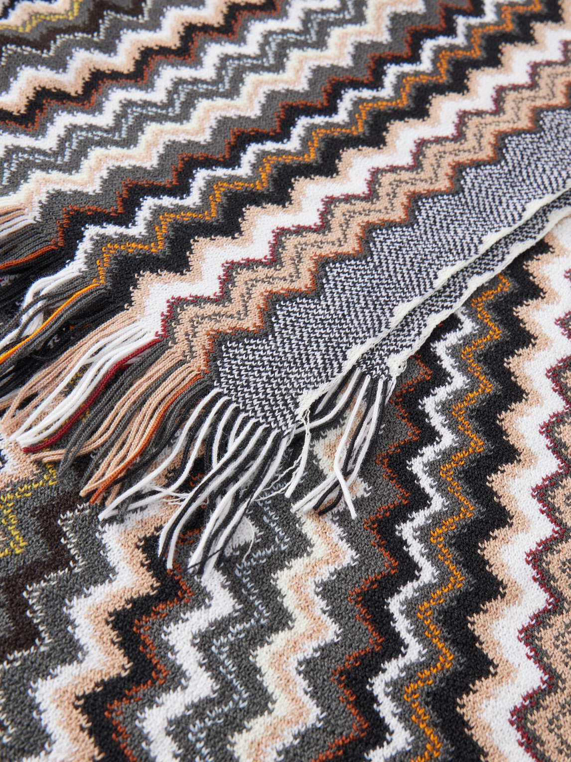 Missoni - Striped Crochet-Knit Wool-Blend Scarf - Multi