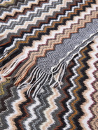 Missoni - Striped Crochet-Knit Wool-Blend Scarf - Multi