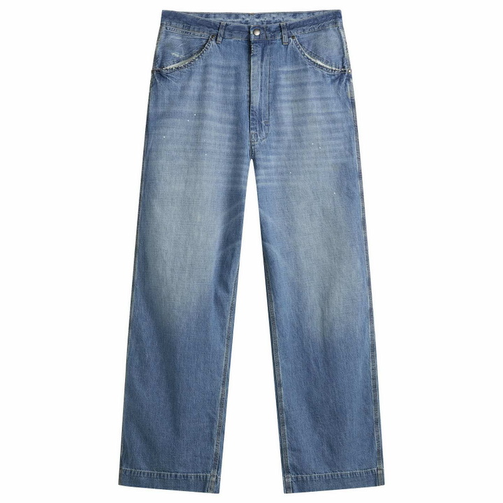 Photo: Maison Margiela Women's Oversized Jeans in Medium Blue Vintage