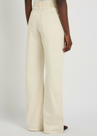 Anine Bing Brie Wide-leg Jeans Cream