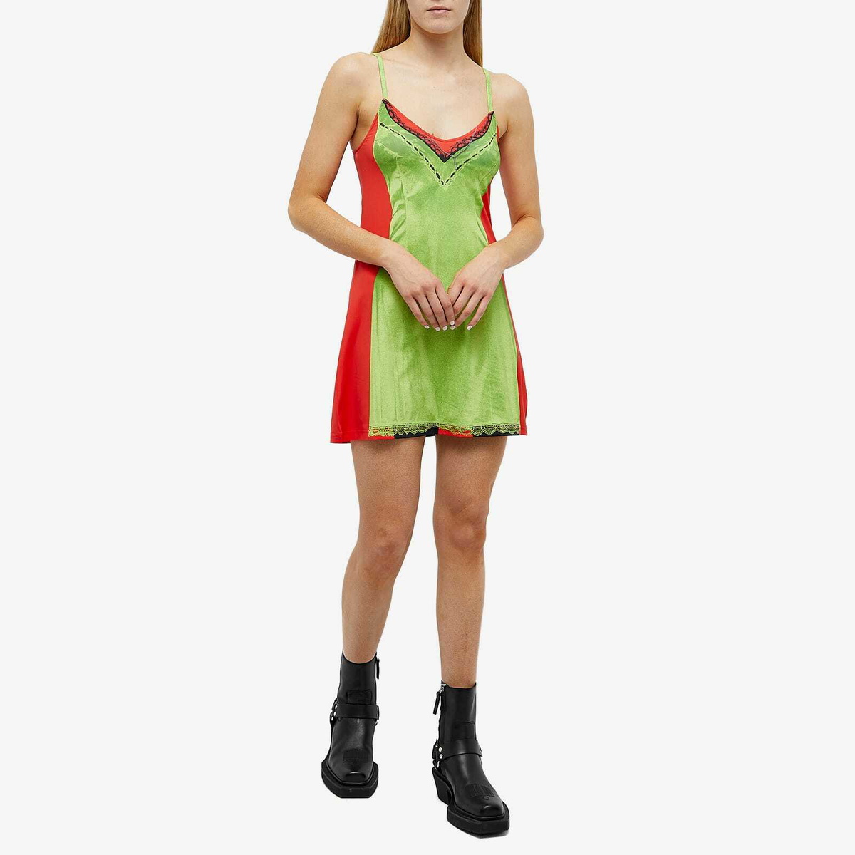 Jean Paul gaultier トロンプルイユ　ミニドレス Jean Paul Gaultierのネイビー トロンプルイユ ミニドレスがセール中