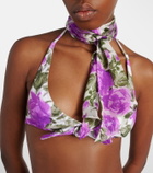Chloé Chloé Bloom floral silk scarf