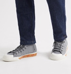 adidas Consortium - Human Made Nizza Canvas High-Top Sneakers - Gray