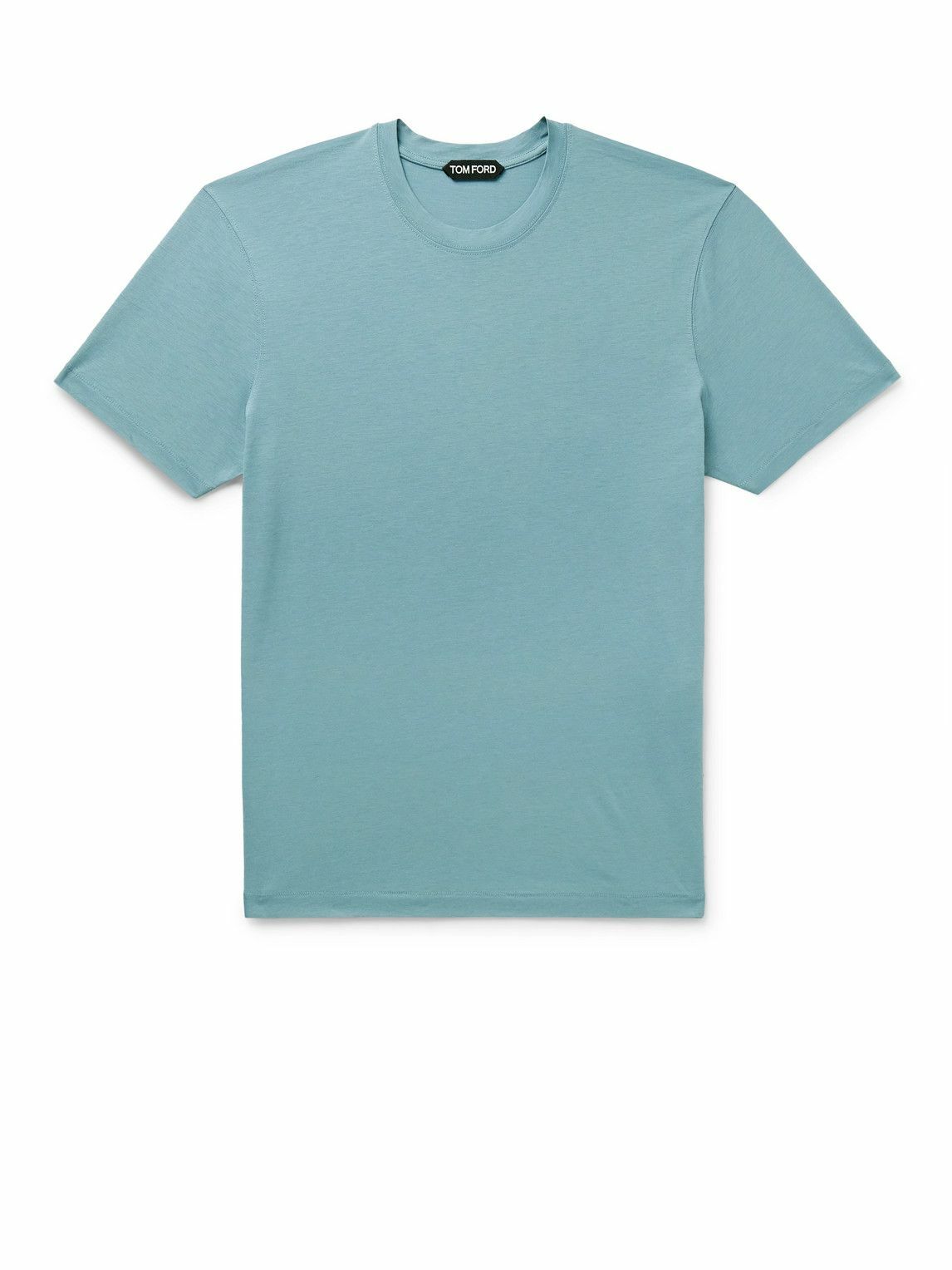 【関税込み】TOM FORD Cotton lyocell T-shirt LYOCELL COTTON CREW T-SHIRT | Tom Ford Fashion