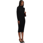 ISSEY MIYAKE Black October Spongy-BK58 Midi Dress