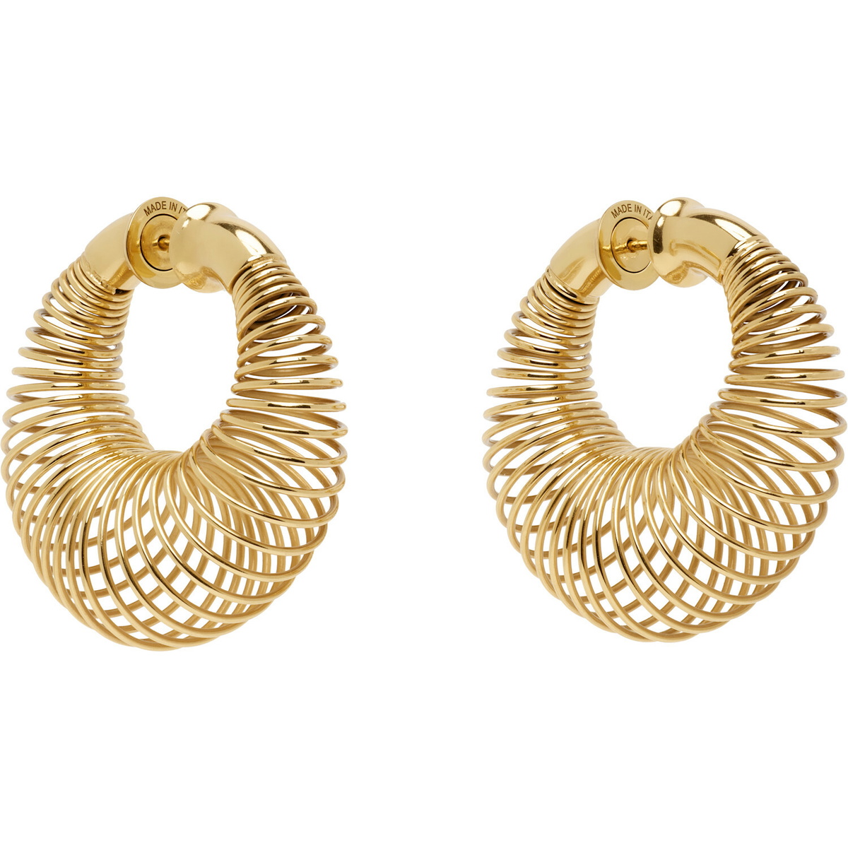 ALAÏA Small Spiral Hoop Earrings