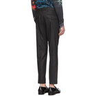 Paul Smith Grey Wool Pinstripes Trousers