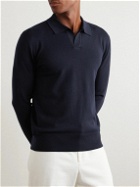 Loro Piana - Aspen Wish® Virgin Wool Polo Shirt - Blue