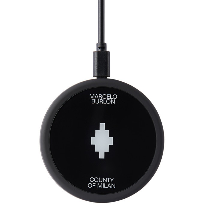 Photo: Marcelo Burlon County of Milan Black and White Cross Wireless Charger