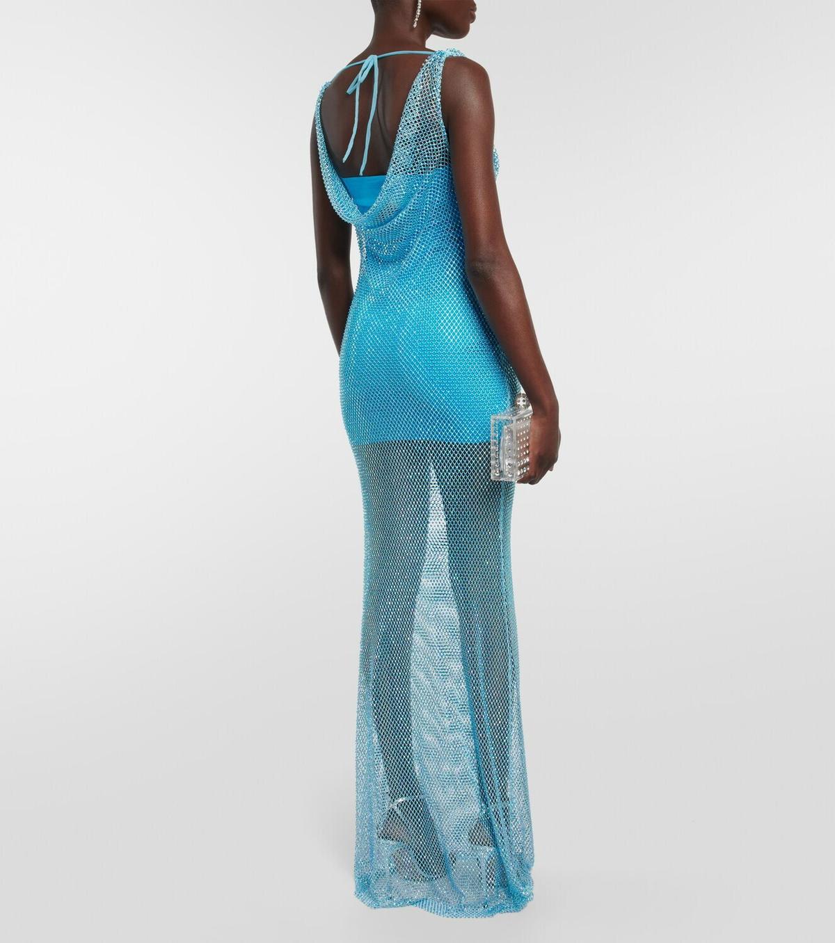 Giuseppe di Morabito Embellished mesh gown