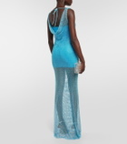 Giuseppe di Morabito Embellished mesh gown