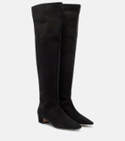 Manolo Blahnik Gore suede over-the-knee boots