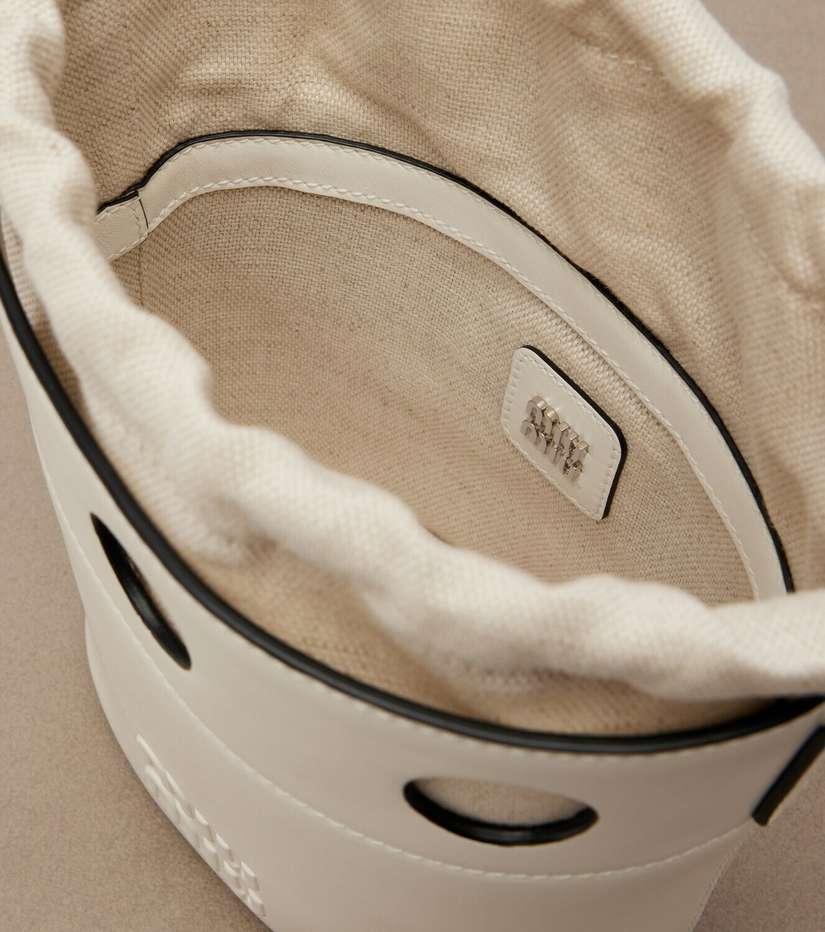 Miu Miu Leather bucket bag